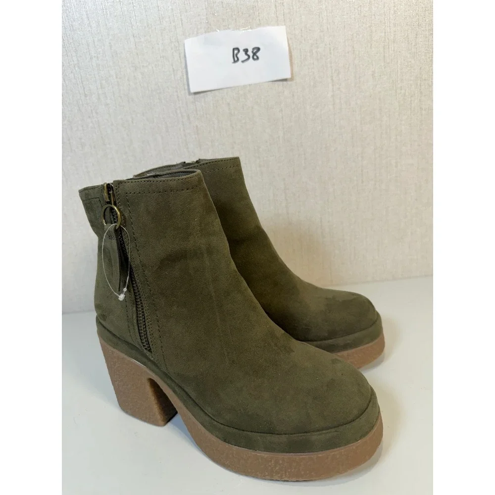 Unionbay Scarsdale‎ Olive Boot Women si2 6.5M